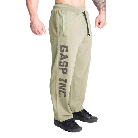 Acid logo Sweatpant washed green - Grab & Go