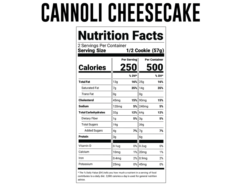 Cannoli Cheesecake - Grab & Go