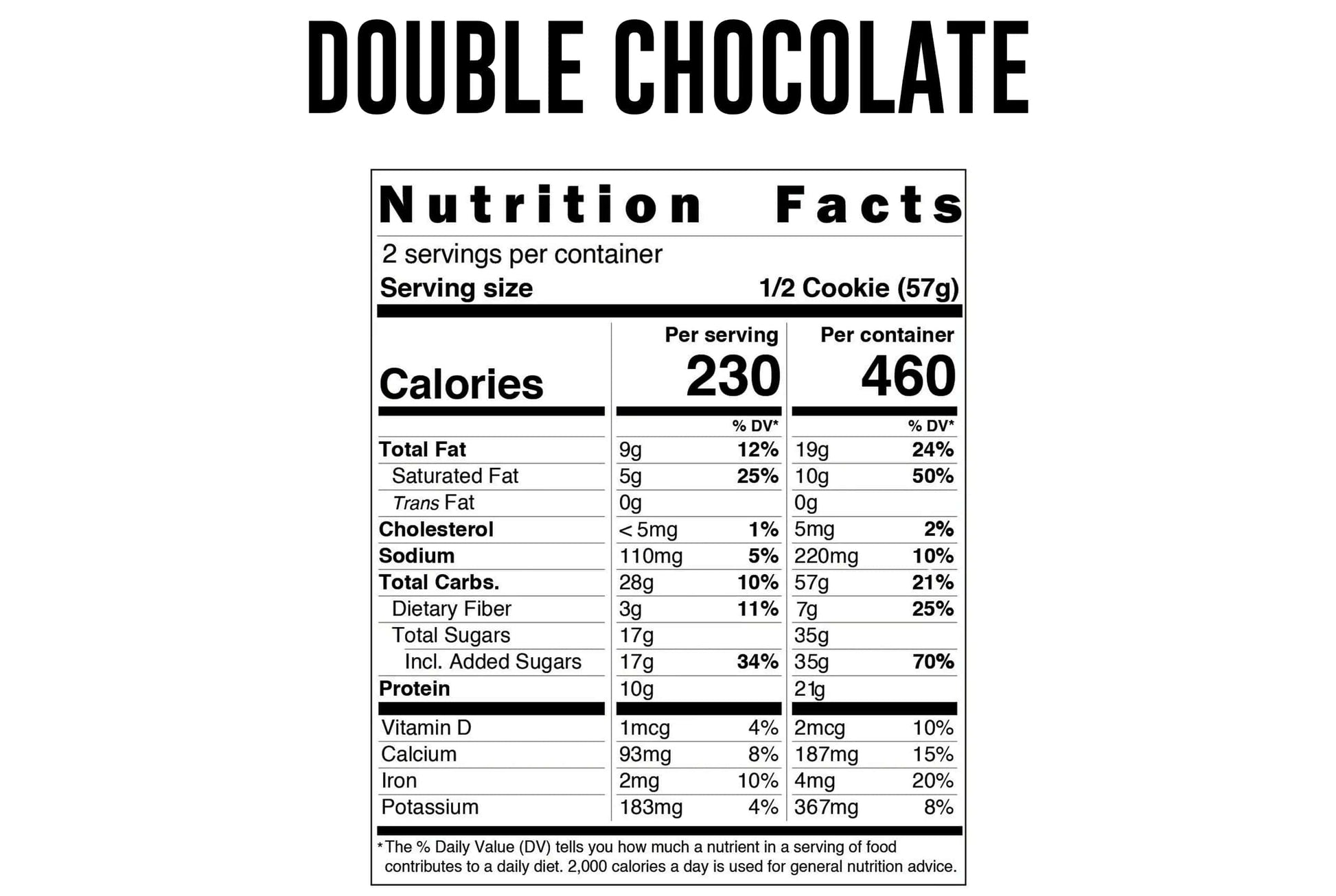 Double Chocolate Chip Protein - Grab & Go