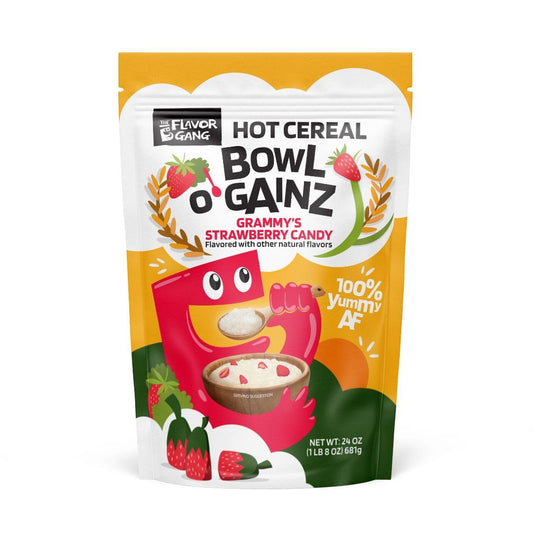 BOWL O’ GAINZ – GRAMMY’S STRAWBERRY CANDY - Grab & Go