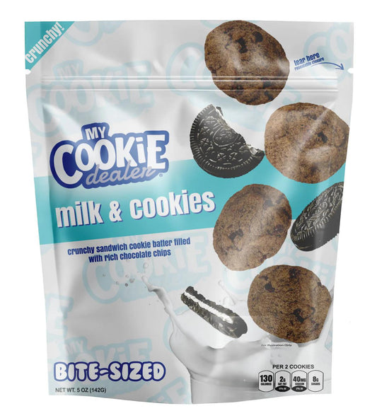 Crunchy Bite-Sized Milk & Cookies