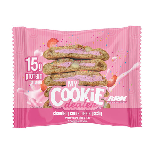 2.2oz Protein Cookie Strawberry Creme Toaster